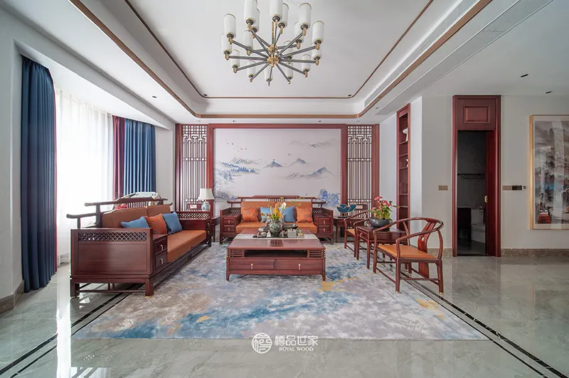 长沙中海半岛墅别墅全屋原木定制