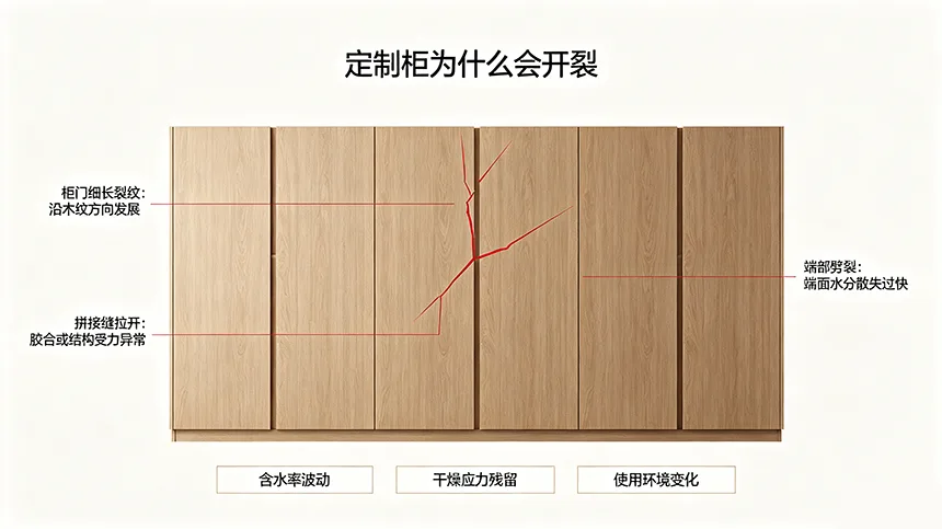 定制柜为什么会裂 定制柜为什么会裂